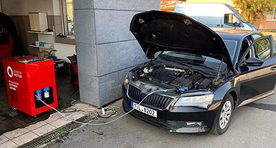 dekarbonizace auta Škoda Superb III